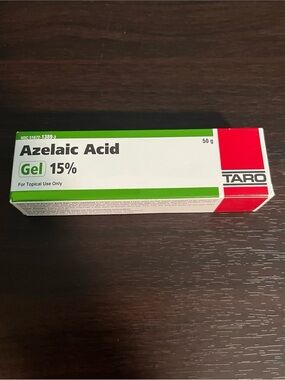 Azelaic Acid 15% Tube - White with Green & Red Packaging